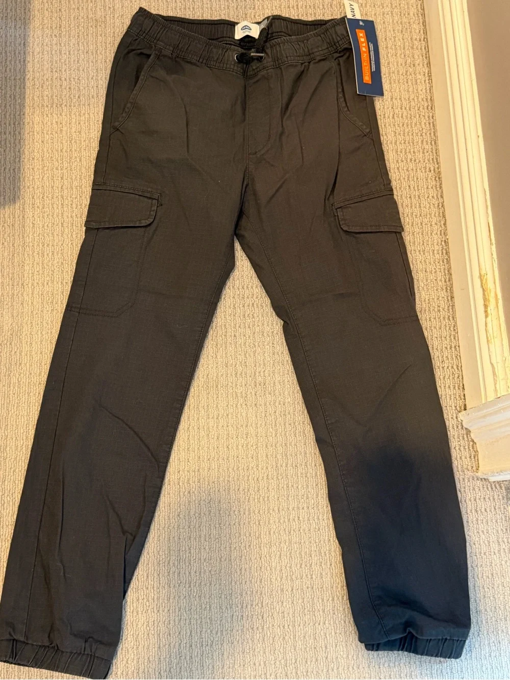 Old Navy Black Cargo Jogger Pants for Kids